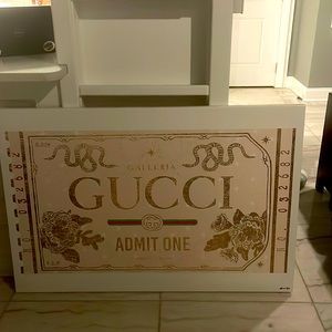 Gucci Ticket Wall Art